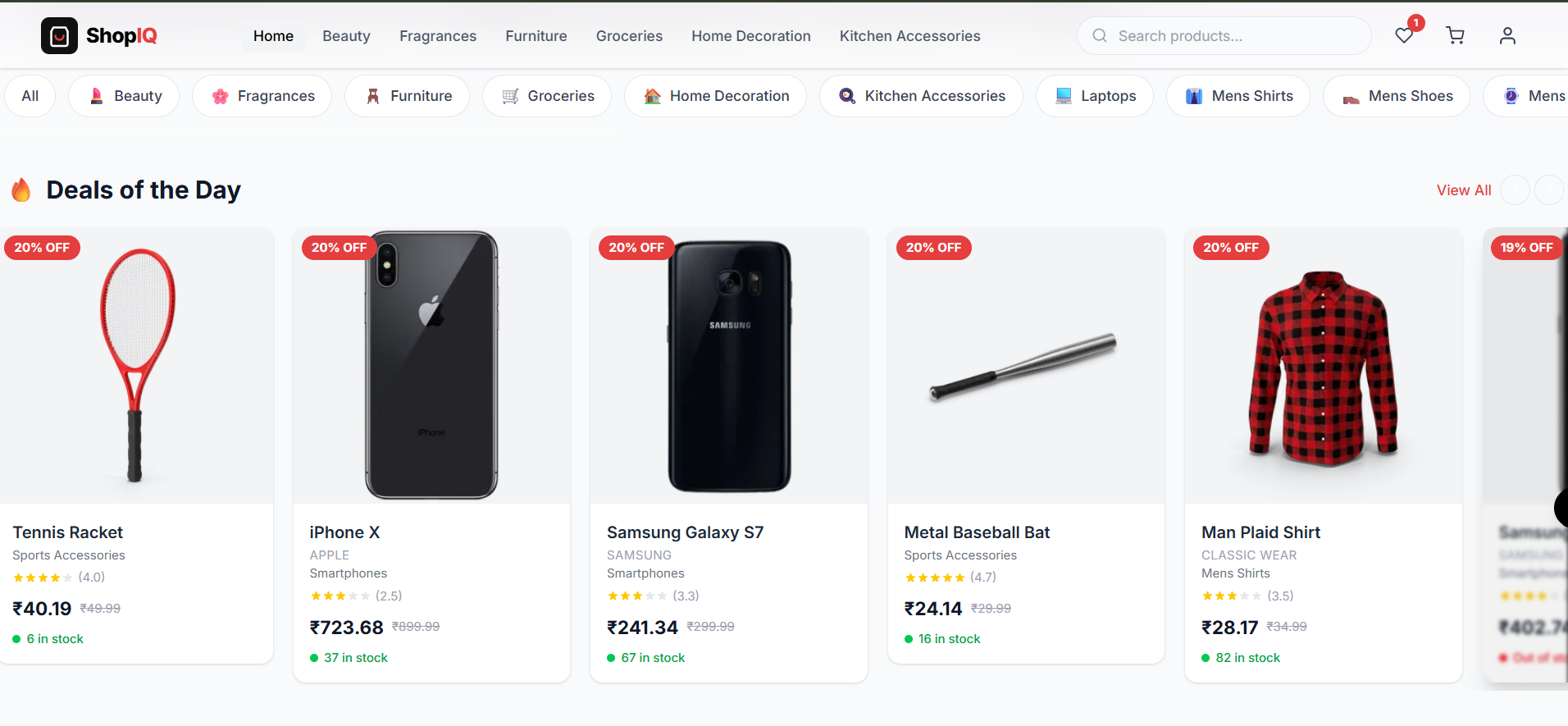 ShopIQ – Ecommerce Platform